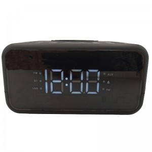 Radio d\'horloge Bluetooth FB-CR01 avec chargeur sans fil QI